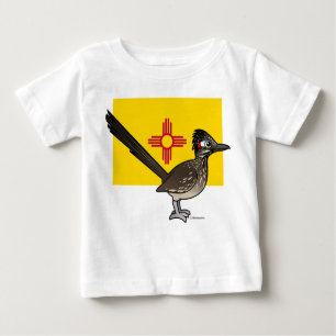Camiseta De Bebé Birdorable estado de Nuevo México: Roadrunner