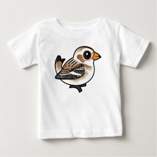 Camiseta De Bebé Birdorable Snow Bunting