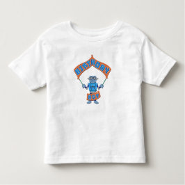 Camiseta De Bebé Birthday Boy Robot