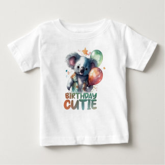 Camiseta De Bebé Birthday Koala Design
