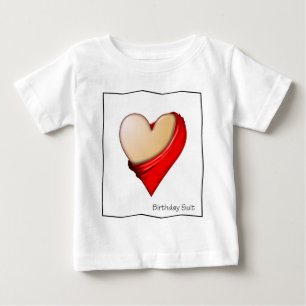 Camiseta De Bebé Birthday Suit-HEART