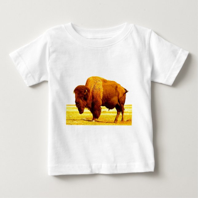 Camiseta De Bebé Bison / Búfalo (Anverso)