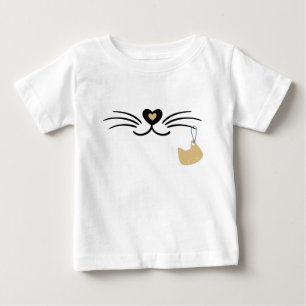 Camiseta De Bebé Bistes de gato