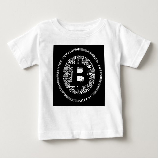 Camiseta De Bebé Bitcoin 4 (Anverso)