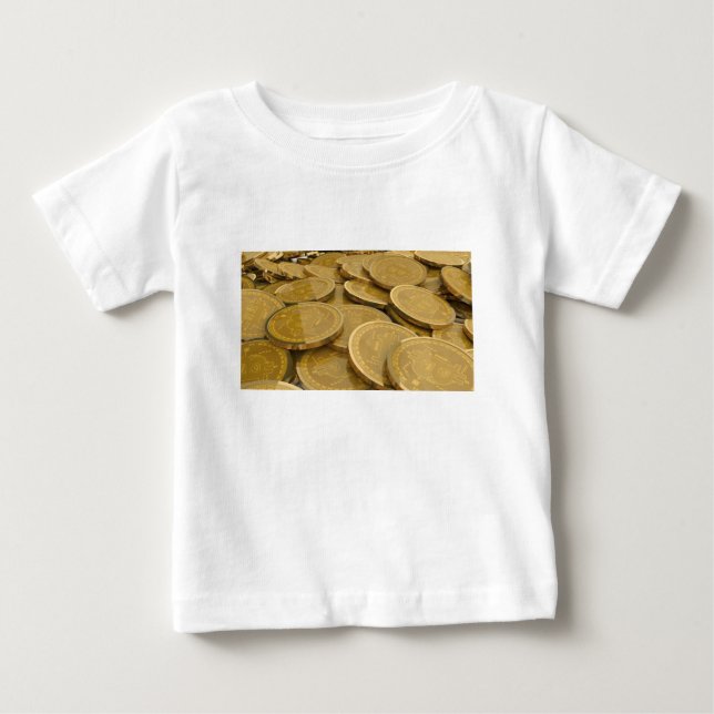 Camiseta De Bebé Bitcoin 7 (Anverso)