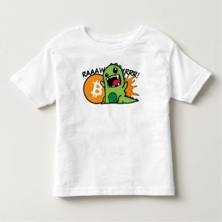 Camiseta de bebé Bitcoin Dino