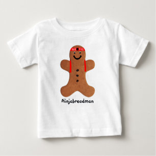 Camiseta De Bebé Bizcocho de Ninjabreadman (galleta)