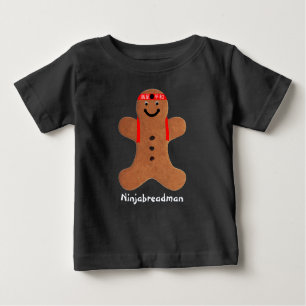 Camiseta De Bebé Bizcocho de Ninjabreadman (galleta)