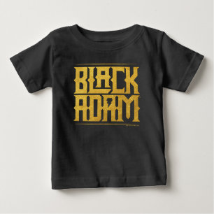 Camiseta De Bebé Black Adam Stacked Name Graphic
