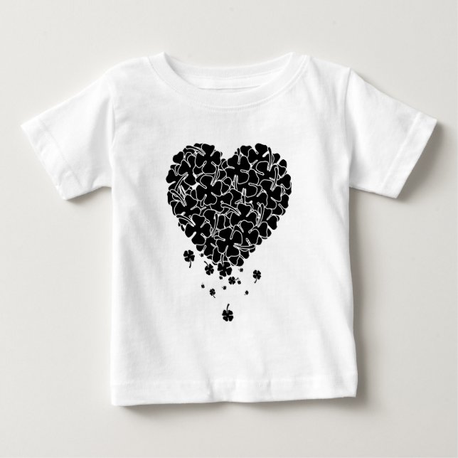 Camiseta De Bebé Black Clover Heart Holiday (Anverso)