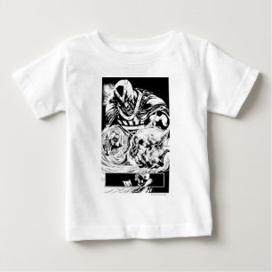 Camiseta De Bebé Black Hand with Skull Panel 2