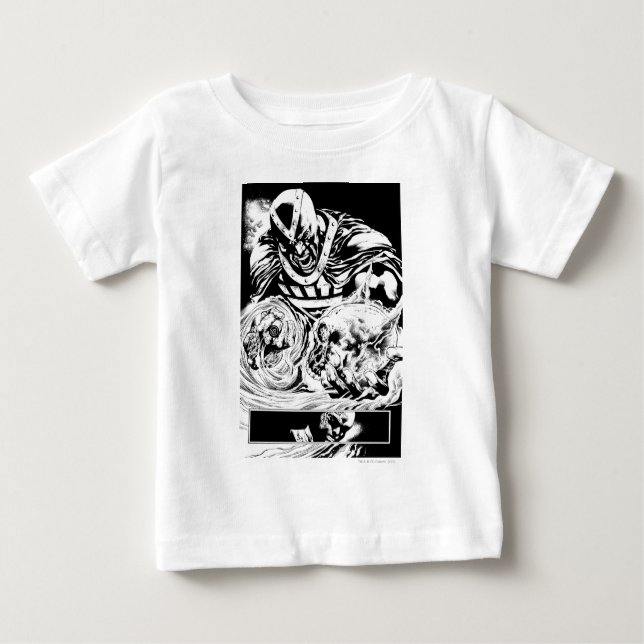Camiseta De Bebé Black Hand with Skull Panel 2 (Anverso)