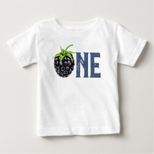 Camiseta De Bebé Blackberry One First Birday