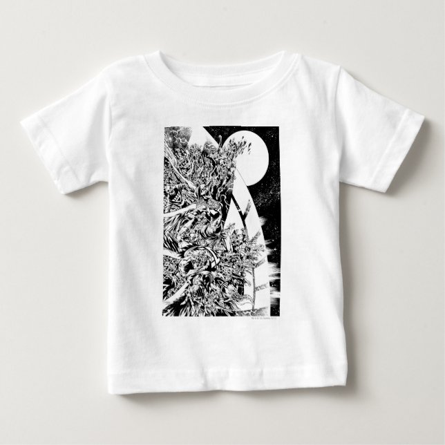 Camiseta De Bebé Blackest Night Group y Moon 2 (Anverso)