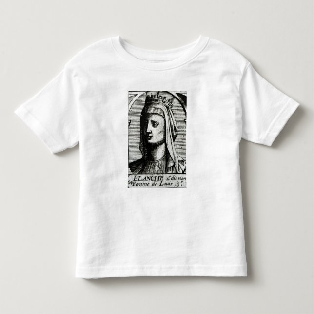 Camiseta De Bebé Blanche de Castille Queen de Francia (Anverso)