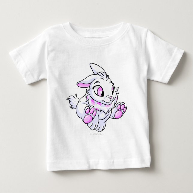 Camiseta De Bebé Blanco de Cybunny (Anverso)