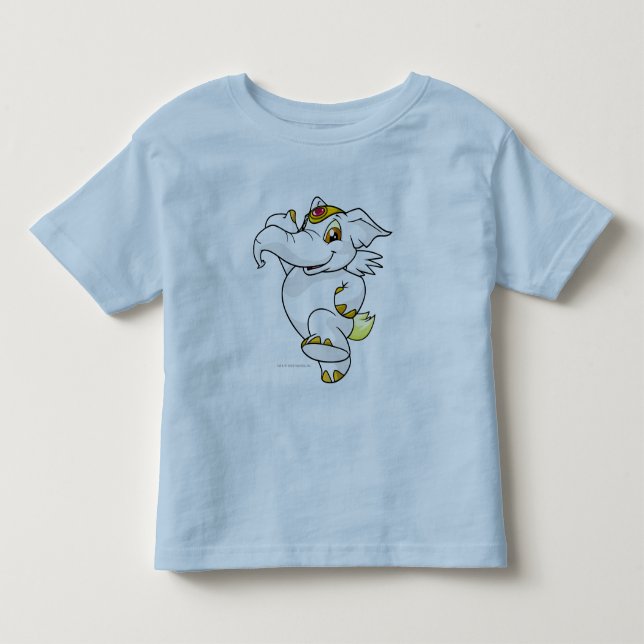 Camiseta De Bebé Blanco de Elephante (Anverso)