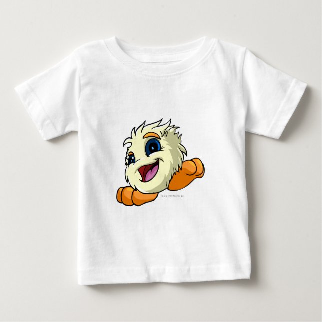 Camiseta De Bebé Blanco de JubJub (Anverso)