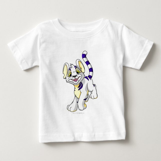Camiseta De Bebé Blanco de Kougra (Anverso)