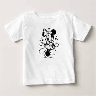Camiseta De Bebé blanco y negro
