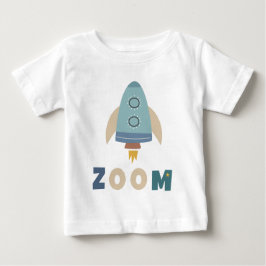 Camiseta De Bebé Blast Off Zoom First Trip alrededor del Sol