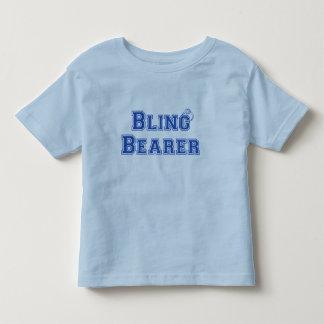 Camiseta De Bebé Bling Bearer Boda T-Shirt
