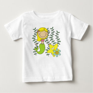 Camiseta De Bebé Blond Mermaid