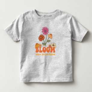 Camiseta De Bebé Bloom donde te plantan