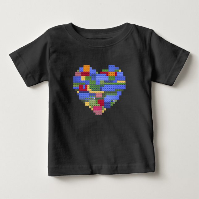 Camiseta De Bebé Bloque de constructor maestro ladrillo edificio co (Anverso)