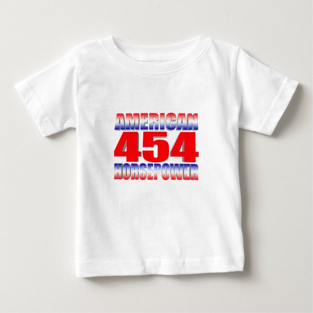 Camiseta De Bebé bloque grande chevy 454 (Anverso)