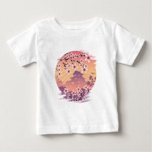 Camiseta De Bebé Blossom Peach