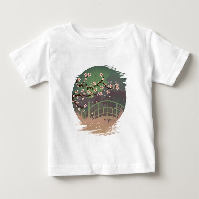Camiseta De Bebé Blossom Sundown (Anverso)