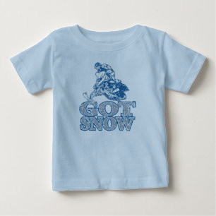Camiseta De Bebé Blu con problemas de nieve