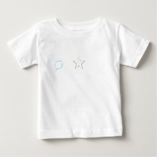 Camiseta De Bebé Blue Cloudy Starz