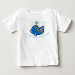 Camiseta De Bebé "Blue Fishy"