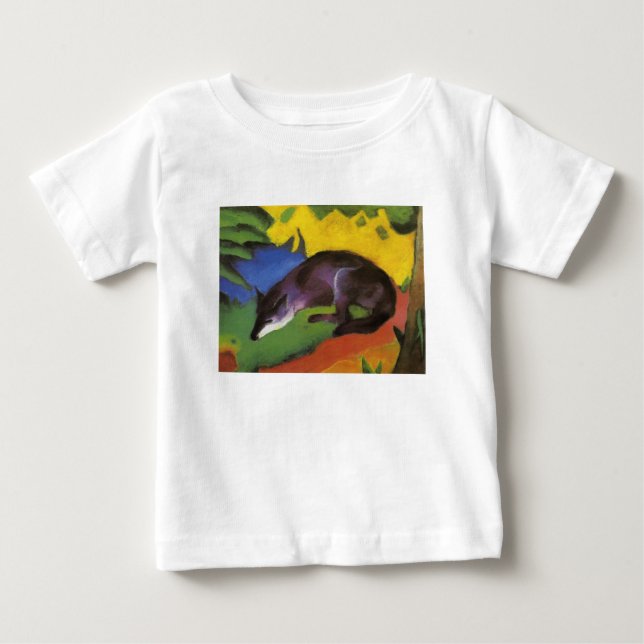 Camiseta De Bebé Blue Fox (de Franz Marc) (Anverso)