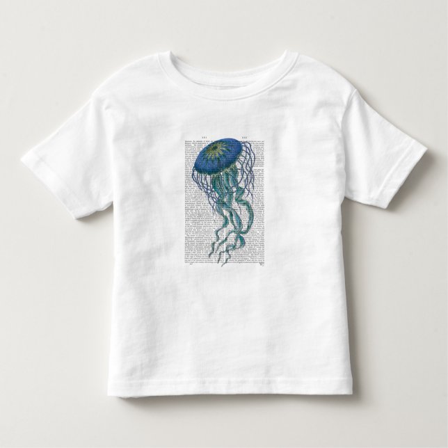 Camiseta De Bebé Blue Jellyfish (Anverso)