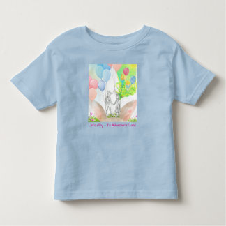 Camiseta De Bebé Blue Let's Play - To Adventure Land Tshirt