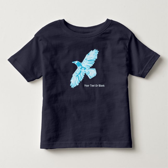 Camiseta De Bebé Blue Raven (Anverso)