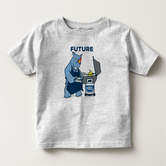 Camiseta De Bebé Blue Rhino "Future Griller" (Anverso)