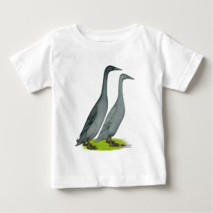 Camiseta De Bebé Blue Runner Ducks