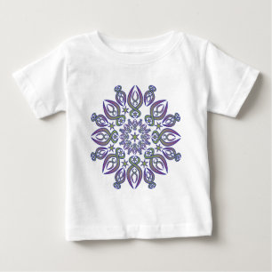 Camiseta De Bebé Blue Spikes
