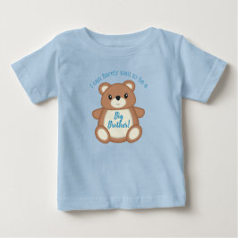 Camiseta De Bebé Blue Teddy Bear Gran Hermano