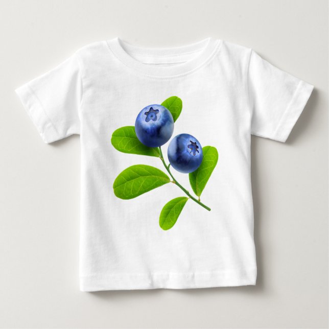 Camiseta De Bebé Blueberries (Anverso)