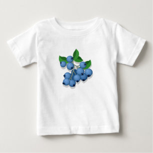 Camiseta De Bebé Blueberries