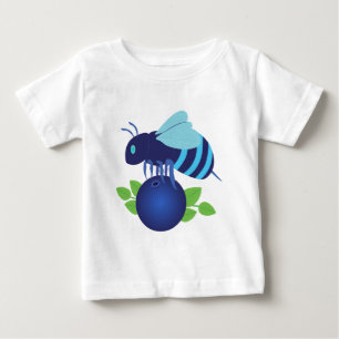 Camiseta De Bebé Blueberry Bee