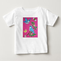 Bluebirds Historia de caracoles Vintage mira la ca