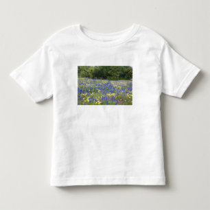 Camiseta De Bebé Bluebonnets, primrose y phlox