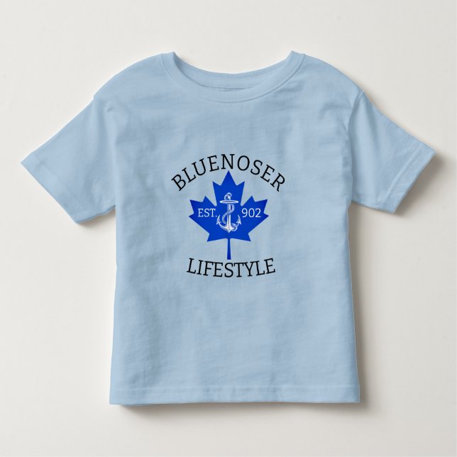 Camiseta De Bebé Bluenoser Lifestyle Maple leaf 902 Eh! (Anverso)