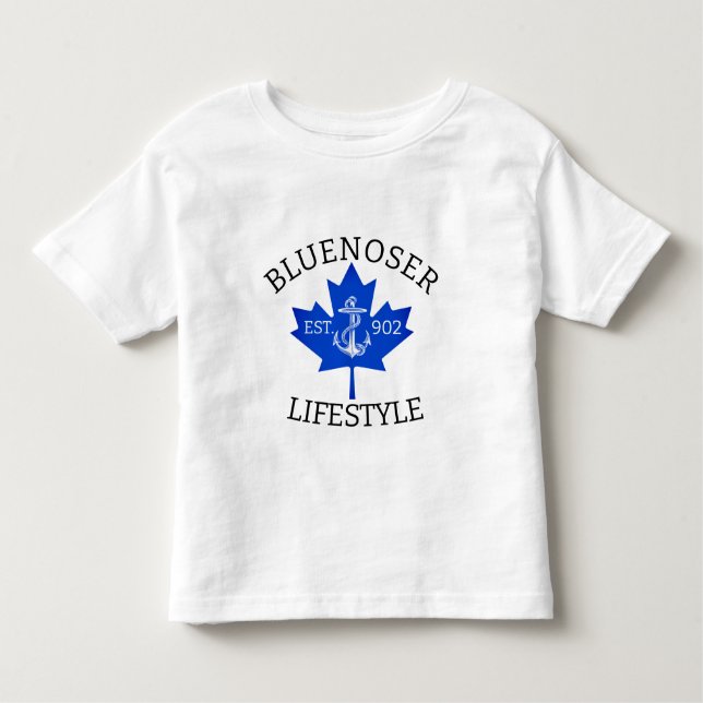 Camiseta De Bebé Bluenoser Lifestyle Maple leaf 902 Eh! (Anverso)